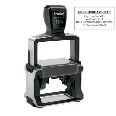 Timbro Professional 5206 56x33mm 8righe personaliz autoinch. TRO