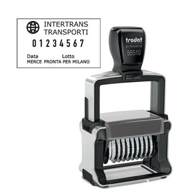 Timbro Professional 4.0 55510/PL NUMERATORE 10 colonne 5mm autoi