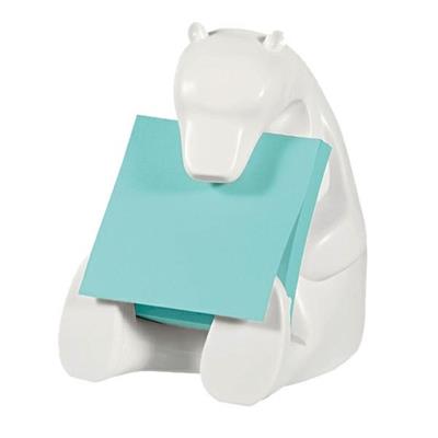 Dispenser Orso+ricarica Post-itÂ®Super Sticky Z-Notes 76x76mm az