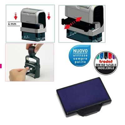 Blister da 3 tamponi 6/53 blu Trodat