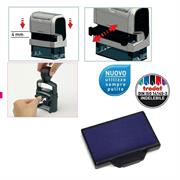 Blister da 3 tamponi 6/53 blu Trodat