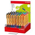 Penna a sfera a scatto POINTBALLÂ® GREEN STABILO 0,5mm verde