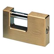 Lucchetto corazzato per saracinesca in ottone massiccio 60MM dim