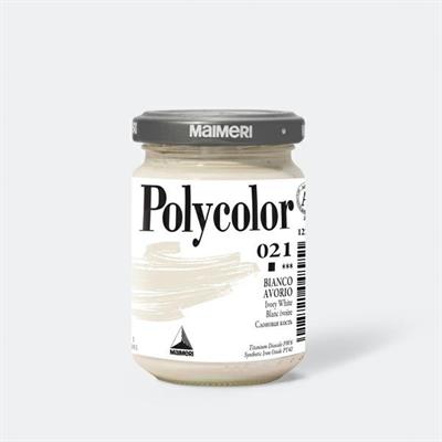 Colore vinilico Polycolor vasetto 140 ml bianco avorio Maimeri