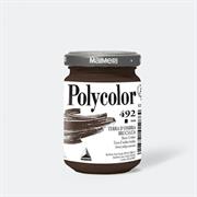 Colore vinilico Polycolor vasetto 140 ml terra d'ombra bruciata