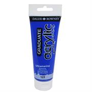 Colore acrilico fine Graduate tubo 120 ml blu oltremare Daler Ro