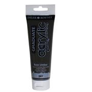 Colore acrilico fine Graduate tubo 120 ml terra d'ombra naturale