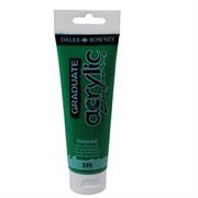 Colore acrilico fine Graduate tubo 120 ml verde smeraldo Daler R