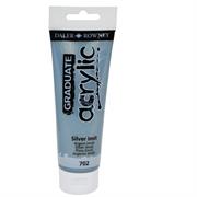 Colore acrilico fine Graduate tubo 120ml argento imit. Daler Row