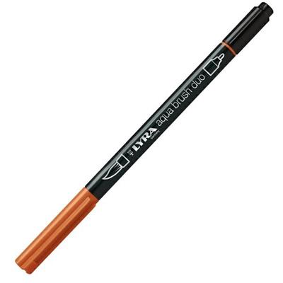 Pennarello a 2 punte AQUA BRUSH DUO cinabro LYRA L6520017
