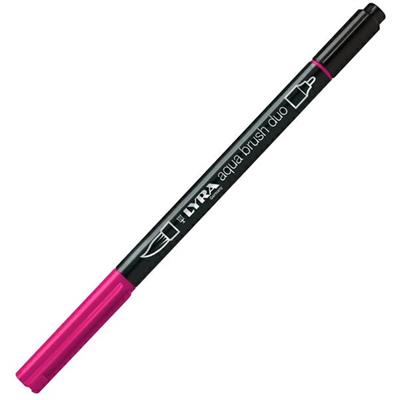 Pennarello a 2 punte AQUA BRUSH DUO carminio chiaro LYRA L652002