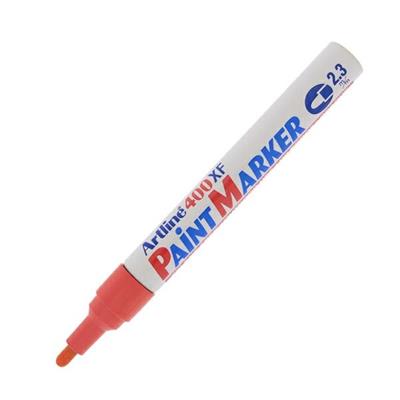 Marcatore artline 400 a vernice p.tonda 2.3 rosso