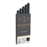 Cartucce stilo parker quink nero 5pz