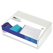 Scatola 100 dorsi metallo passo 3:1 34 anelli - 5mm - argento -