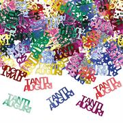 Busta 15gr coriandoli in plastica Tanti Auguri Big Party