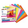 Confezione 20 fogli carta per origami 14x14cm colori assortiti C