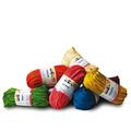 Confezione 10 pezzi Rafia colori assortiti CWR