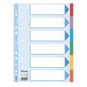 Intercalare neutro 6 tacche color ee100192 Esselte
