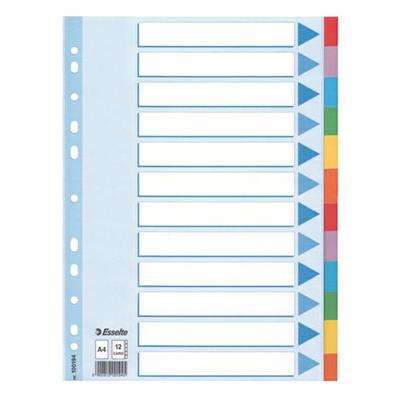 Intercalare neutro 12 tacche color ee100194 Esselte