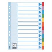 Intercalare neutro 12 tacche color ee100194 Esselte