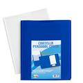 Cartellina Personal Cover Plastidea 24x32 blu 2 lembi conf.5
