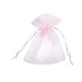 20 Sacchetti organza Milly 8,5x10cm rosa