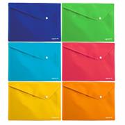 6 buste c/bottone in PPL Colorosa 33x24.5cm colori assortiti RiP
