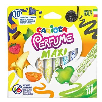 Astuccio 10 pennarelli Perfume punta maxi 7mm colori assortiti C