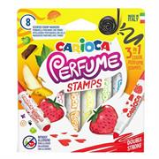 Astuccio 8 pennarelli Perfume doppia punta maxi e stamp colori a