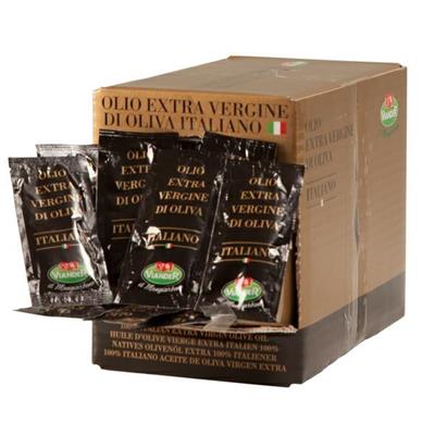 100 bustine monodose Olio extra vergine d'oliva italiano da 10ml