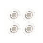 Blister 4 Magneti extra-forti trasparenti d.32mm Nobo