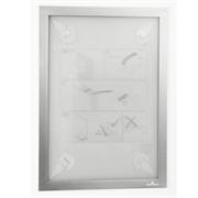 Cornice adesiva DURAFRAME WALLPAPER A4-21x29,7cm argento DURABLE