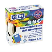 Nastro adesivo telato TPA rosso 200 19mmx2,7mt Eurocel