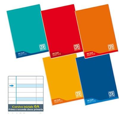 Maxiquaderno One Color Didattico f.to A4 18+1 rigo di 1a Blasett