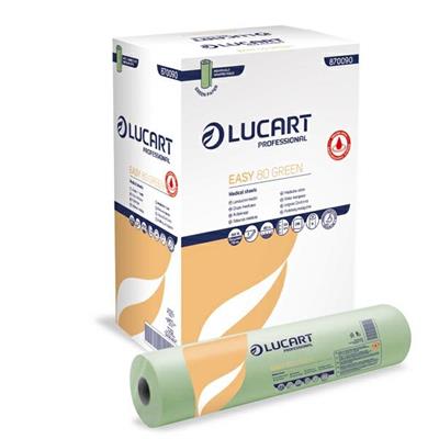 Lenzuolino medico in rotolo 59cm x 80mt Verde Easy 80 Green Luca