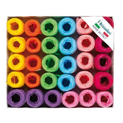 30 ovine rafia sintetica 6802 5mmx20mt assortimento primavera Br