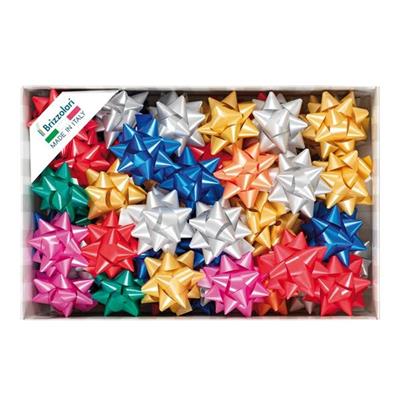 70 stelle nastro liscio 6800 19mmxÃ˜9cm colori assortiti natale