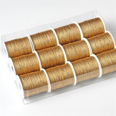 Rocchetto cordonetto 2 capi 20mt oro Brizzolari