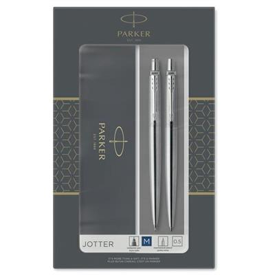 Gift set PARKER JOTTER STAINLESS STEEL CT portamine + sfera