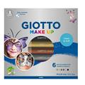 Set 6 matite cosmetiche Make Up colori metal mina da Ã˜ 6,5mm Gi