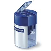 Temperamatite noris staedtler con serbatoio 2 fori grigio/blu