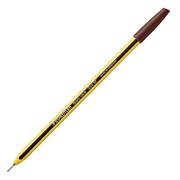 Penna a sfera staedtler noris stick 434m marrone