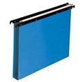 Cartella sospesa ppl 500/395 39cm fondo a U 3cm blu