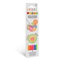 Astuccio 6 matite Minabella diam. 3,8mm colori fluo assortiti PR