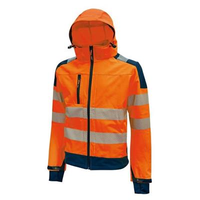 Giacca Softshell alta visibilitA' Miky arancio fluo Taglia L U-P