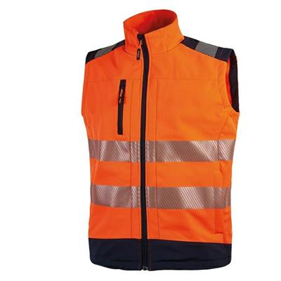 Gilet alta visibilitA' softshell Dany arancio fluo Taglia XL U-P