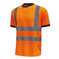 Pack 3 T-shirt alta visibilitA' Tg XL arancio fluo Mist U-Power