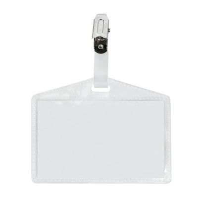 10 Portanome Pass 3P 9,5x6cm c/clip in metallo s/cartoncino Sei