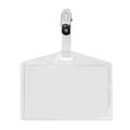 10 Portanome Pass 3P 9,5x6cm c/clip in metallo s/cartoncino Sei