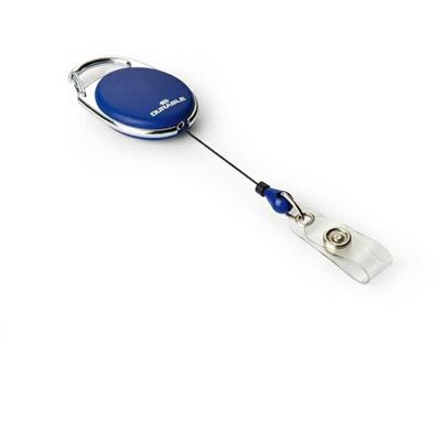 10 Chiocciole YO-YO Style Blu con filo retrattile x portabadge D